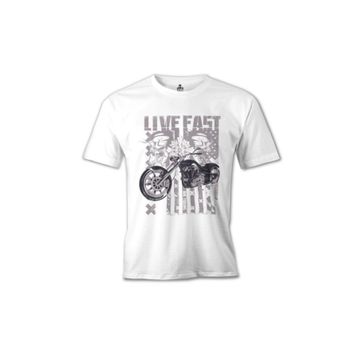 Lord T-Shirt MB-959 Hızlı Yaşa X Beyaz Erkek T-Shirt