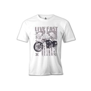 Lord T-Shirt MB-959 Hızlı Yaşa X Beyaz Erkek T-Shirt