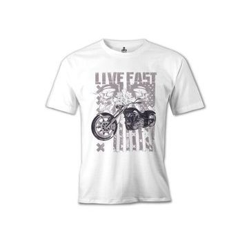 Lord T-Shirt MB-959 Hızlı Yaşa X Beyaz Erkek T-Shirt