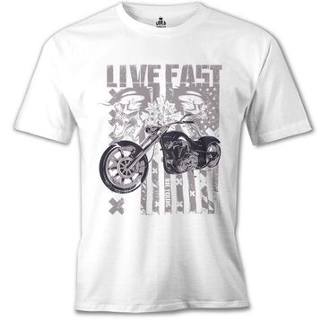 Lord T-Shirt MB-959 Hızlı Yaşa X Beyaz Erkek T-Shirt