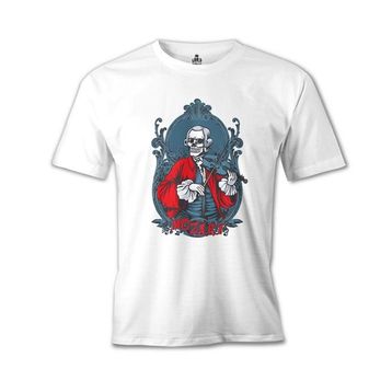Lord T-Shirt MB-960 Mozart Keman Beyaz Erkek T-Shirt