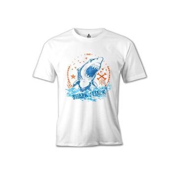 Lord T-Shirt MB-961 Shark Attack Beyaz Erkek T-Shirt