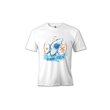 Lord T-Shirt MB-961 Shark Attack Beyaz Erkek T-Shirt