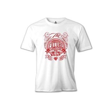 Lord T-Shirt MB-977 Future Dream Beyaz Erkek T-Shirt