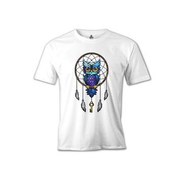 Lord T-Shirt MB-999 Düş Kapanı Baykuş Beyaz Erkek T-Shirt