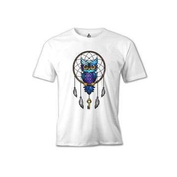 Lord T-Shirt MB-999 Düş Kapanı Baykuş Beyaz Erkek T-Shirt