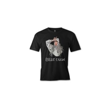 Lord T-Shirt ÖS-480 Billie Eilish Spiders Siyah Erkek T-Shirt