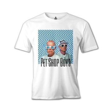 Lord T-Shirt Pet Shop Boys - Super Beyaz Erkek T-shirt