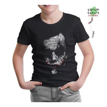 Lord T-Shirt SC-1406 Siyah Joker So Evil Erkek Çocuk Sweatshirt