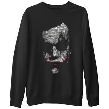 Lord T-Shirt SC-1406 Siyah Joker So Evil Erkek Çocuk Sweatshirt