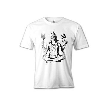 Lord T-Shirt Yoga Çakra Beyaz Erkek T-Shirt