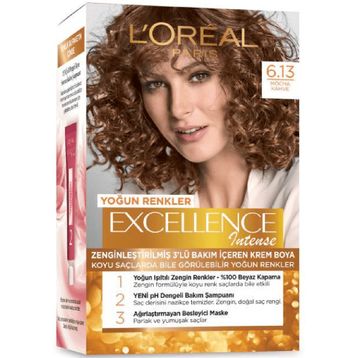 Loreal Excellence İntense 6.13 Mocha Kahve Koyu Saçlarda Görülebilen Saç Boyası