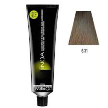 Loreal İnoa Amonyaksız No: 6.31 Koyu Kumral Küllü Dore Saç Boyası