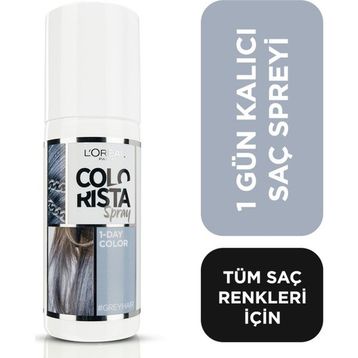 Loreal Paris 1 Günlük Kalıcı Sprey Greyhair 75 ml Colorista Spray Saç Boyası