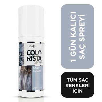 Loreal Paris 1 Günlük Kalıcı Sprey Greyhair 75 ml Colorista Spray Saç Boyası