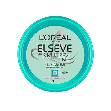 Loreal Paris 150 ml Elseve 3 Mucizevi Kil Maskesi