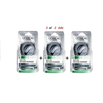 Loreal Paris 150 ml Elseve 3 Mucizevi Kil Maskesi