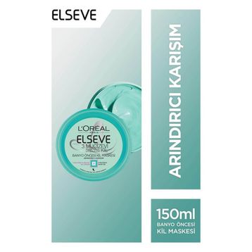 Loreal Paris 150 ml Elseve 3 Mucizevi Kil Maskesi
