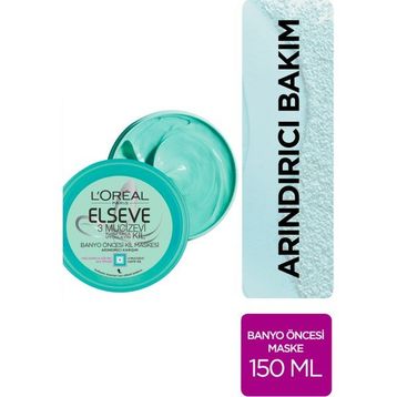 Loreal Paris 150 ml Elseve 3 Mucizevi Kil Maskesi