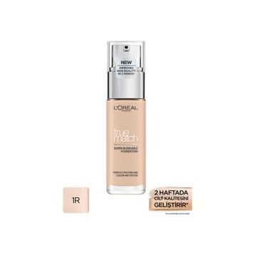 Loreal Paris 1R Rose İvory True Match Bakım Yapan Fondöteni