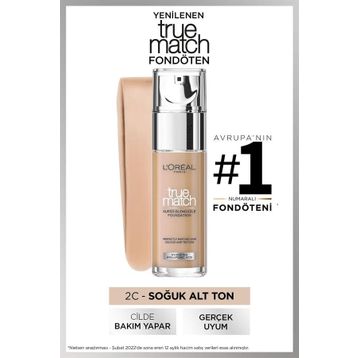Loreal Paris 2R2C2K Rose Vanilla True Match Fondöten