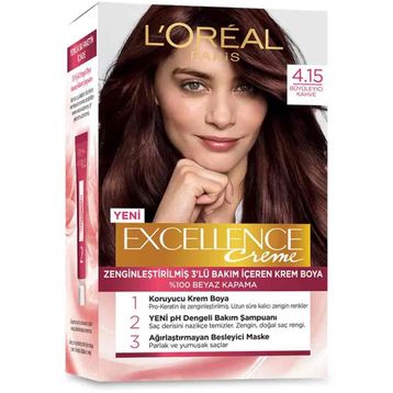 Loreal Paris 4.15 Büyüleyici Kahve Excellence Creme Saç Boyası