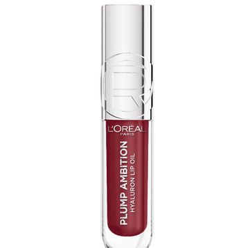Loreal Paris 490 Berry Jolie Plump Ambition Hyaluron Lip Oil Besleyici ve Nemlendirici Dudak Parlatıcısı