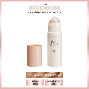 Loreal Paris 610 Pearl Eclat Lumi Le Glass Highlighter Stick