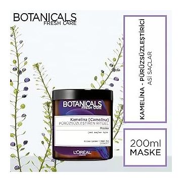 Loreal Paris Botanicals Fresh Care Kamelina 200 ml Pürüzsüzleştiren Saç Maskesi