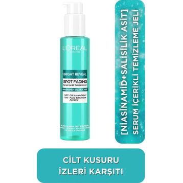 Loreal Paris Bright Reveal Cilt Kusuru İzi Karşıtı Serum İçerikli Niasinamid Temizleme Jeli + 150 ml Salisilik Asit
