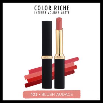 Loreal Paris Color Riche Intense Volume Matte 103 Blush Audace Ruj