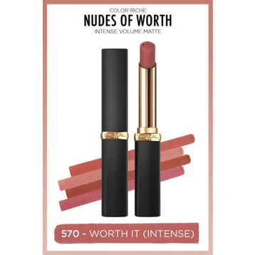 Loreal Paris Color Riche Intense Volume Matte 570 Worth It Intense Ruj