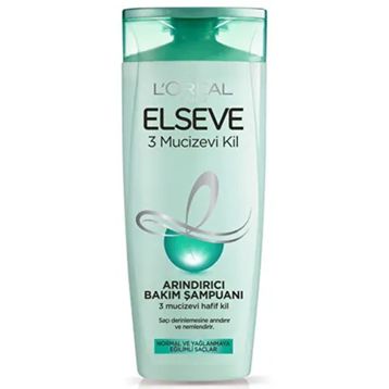 Loreal Paris Elseve 3 Mucizevi Kil Ağırlaştırmayan 360 ml Bakım Şampuanı