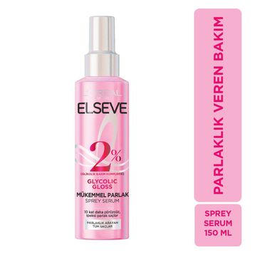 Loreal Paris Elseve Glycolic Gloss Mükemmel Parlaklık Veren 150 ml Saç Bakım Sprey Serumu