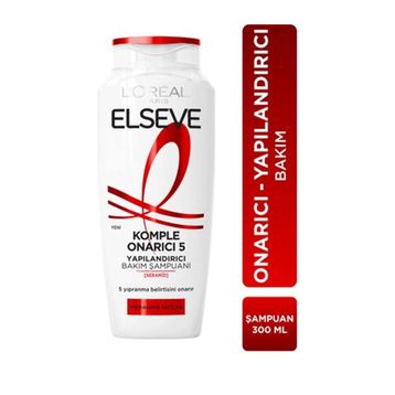 Loreal Paris Elseve Komple Onarıcı 5 5x300 ml Yapılandırıcı Bakım Şampuanı