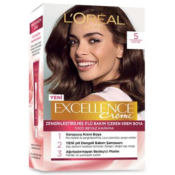 Loreal Paris Excellence 5 Kahve Saç Boyası