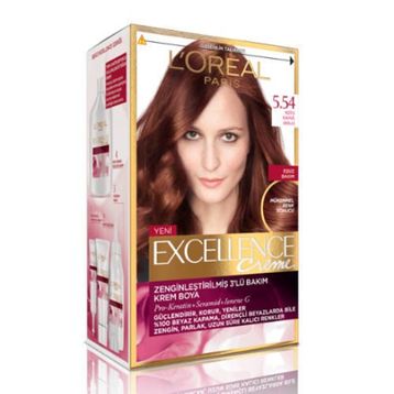 Loreal Paris Excellence 5/54 - Koyu Akaju Kahve Saç Boyası