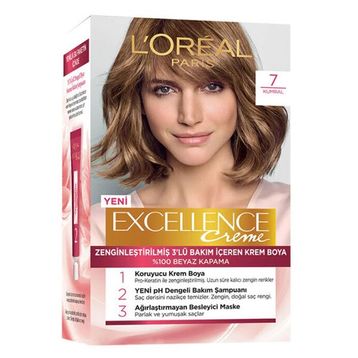 Loreal Paris Excellence Creme 7 Kumral Kit Saç Boyası