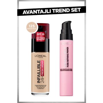 Loreal Paris Fresh Wear 24H 125 Natural Rose Fondöten