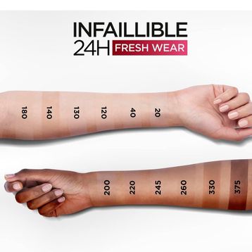 Loreal Paris Infaillible 24H Fresh Wear 180 Rose Sand Pudra Fondöten