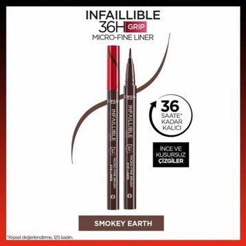 Loreal Paris Infaillible 36H Grip Micro Fine 02 Smokey Earth Eyeliner