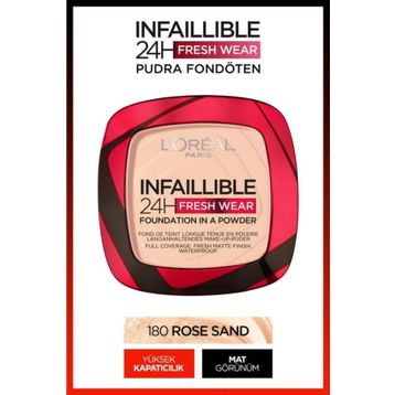 Loreal Paris Infaillible Fresh Wear 180 Rose Sand Pudra Fondöten