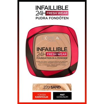 Loreal Paris Infaillible Fresh Wear 220 Sand Fresh Pudra Fondöten