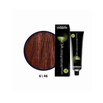 Loreal Paris Inoa 6.46 Koyu Kumral Bakır Kızıl 60 ml Saç Boyası