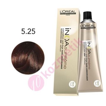 Loreal Paris Inoa Supreme No:5.25 Açık Kestane Irize Akaju Saç Boyası