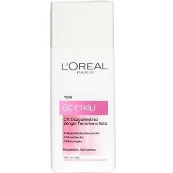 Loreal Paris Kuru ve Hassas Ciltler 200 ml 3 Etkili Süt Temizleyici