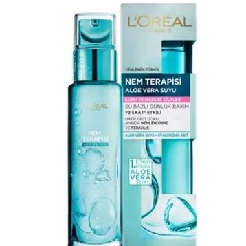 Loreal Paris Kuru ve Hassas Ciltler Nem Terapisi 70 ml Aloe Vera Suyu