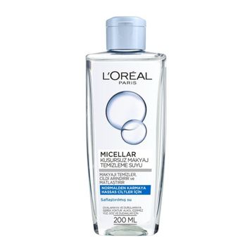 Loreal Paris Normal ve Karma Ciltler 200 ml Micellar Makyaj Temizleme Suyu