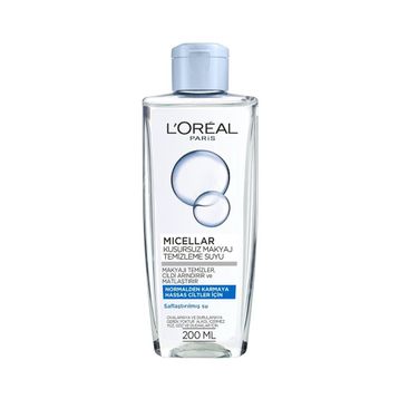 Loreal Paris Normal ve Karma Ciltler 200 ml Micellar Makyaj Temizleme Suyu