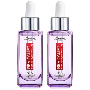 Loreal Paris Revitalift Filler 2x30 ml %1.5 Saf Hyaluronik Asit Kırışıklık Karşıtı Serum